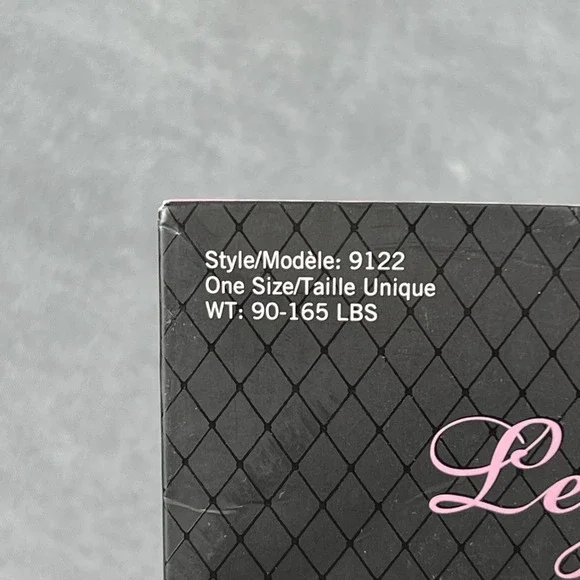 Leg Avenue One Size Black Fishnets Style 9122‎ Halloween Costume Silicone Lace - Picture 9 of 9